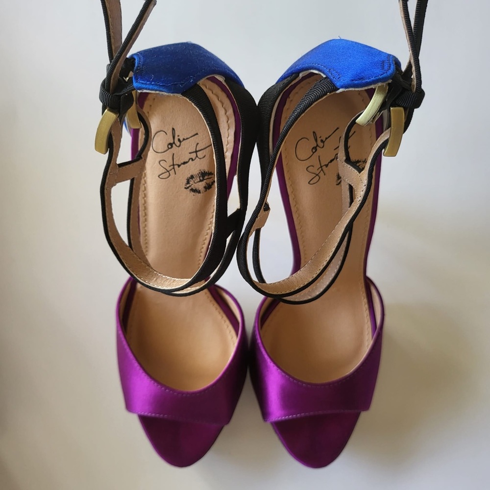 Colin Stuart Colorblock Sandals - Picture 2 of 13